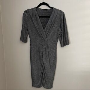 Silver/black Fraiche by J dress - S